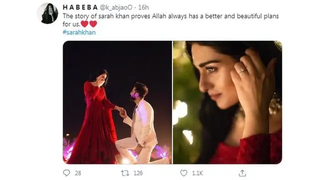 سارہ خان، فلک شبیر