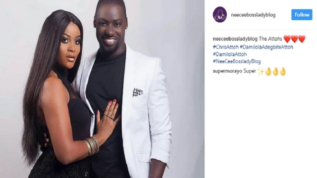 Chris Attoh and Damilola Adegbite