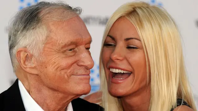 Кристал Харрис на 60 лет моложе Хефнера. Фото 2011 года