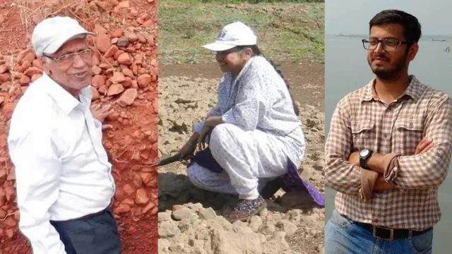 डॉ. एस. एन. राजगुरू, प्रा. सुषमा देव आणि जयेंद्र जोगळेकर