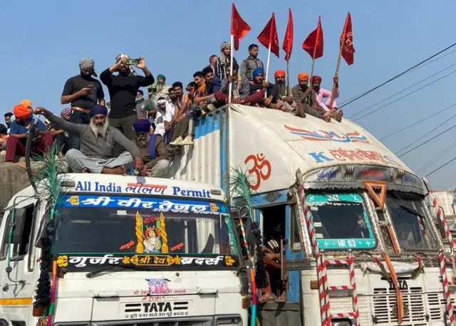 किसानों का प्रदर्शन