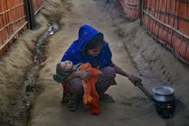 اسما یکی از ششصدهزار مسلمان روهینگیایی است که در سال گذشته به بنگلادش پناه برده است