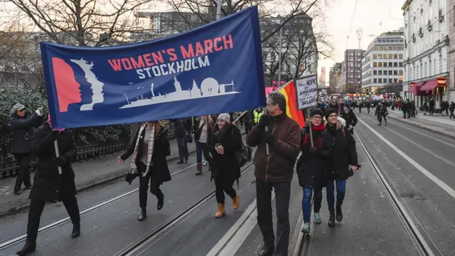 Marcha das Mulheresbet maciçoEstocolmo