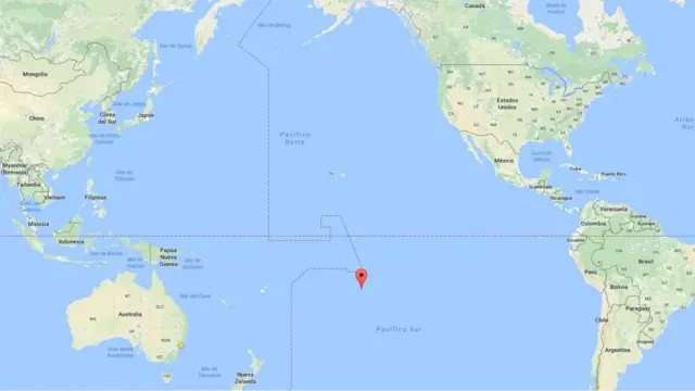 Polinesia Francesa ubicada en el mapa