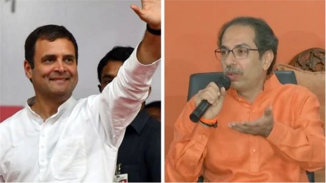 राहुल गांधी, उद्धव ठाकरे