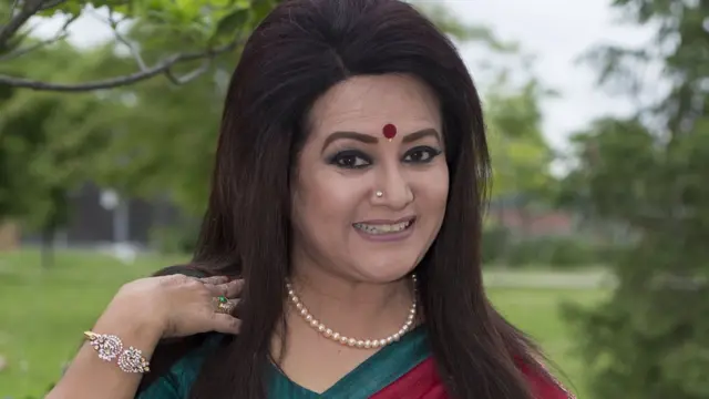 ববিতা, কয়েক বছর আগে কানাডায় ছেলের ইউনিভার্সিটি গ্রাজুয়েশনের সময় তোলা ছবিতে