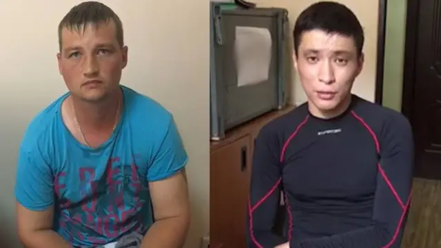 Затримані російські військовослужбовці