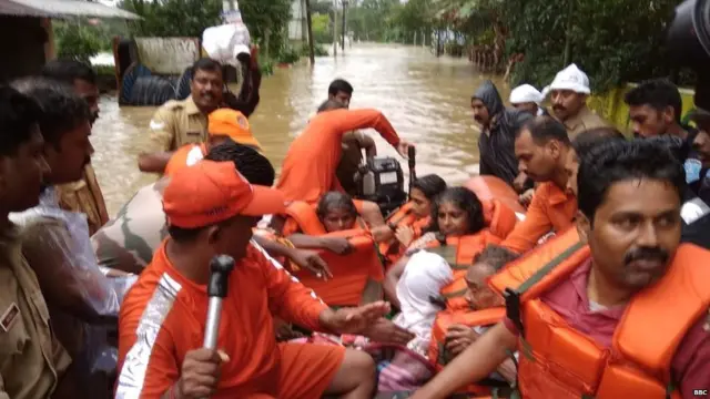 केरल, बाढ़