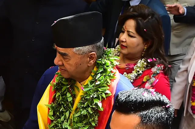 शेरबहादुर देउवा र आरजु राणा