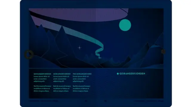 Под лучами ультрафиолета минималистские страницы норвежского паспорта чудесным образом оживают огнями северного сияния