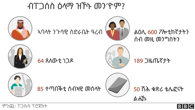 ንመንግስታት ዝተሸጠ መሰለዪ ሶፍትዌር 'ንነጠፍትን ተሓለቕትን ዒላማ ይገብር ኣሎ'