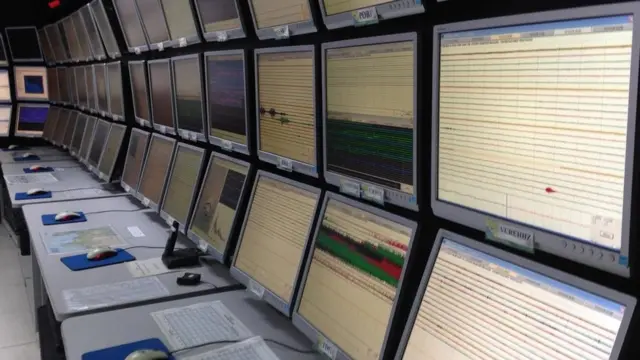 Computadoras en el Observatorio del Vesubio