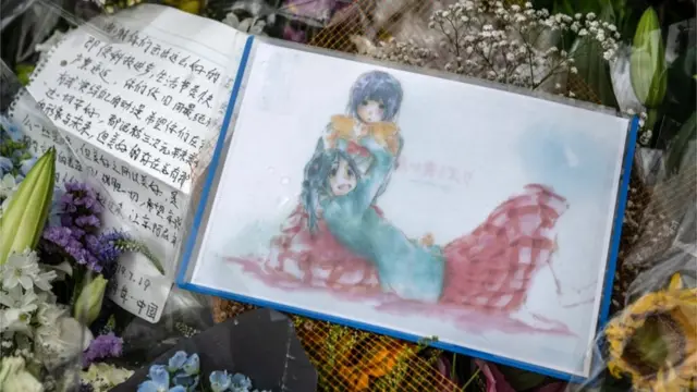 Homenaje a las víctimas del incendio de KyoAni