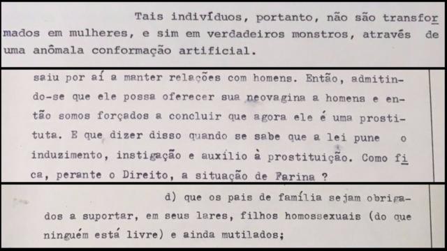 Parte de la denuncia del Ministerio Público de Sao Paulo contra Roberto Farina. Foto: BBC Brasil.