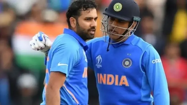 रोहित शर्मा और धोनी