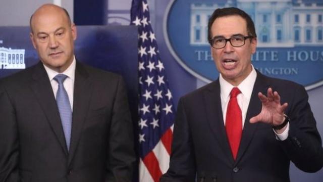 وزير الخزانة الأمريكي : ترامب يقدم "أكبر برنامج خفض للضرائب" في تاريخ البلاد