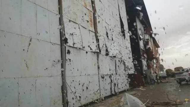 پایگاه تیاس بعد از حمله