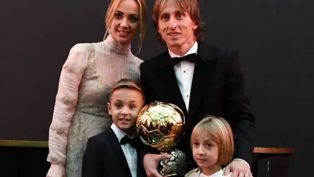 Luka Modric dan keluarga