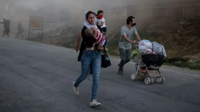 मोरिया में प्रवासी शिविर