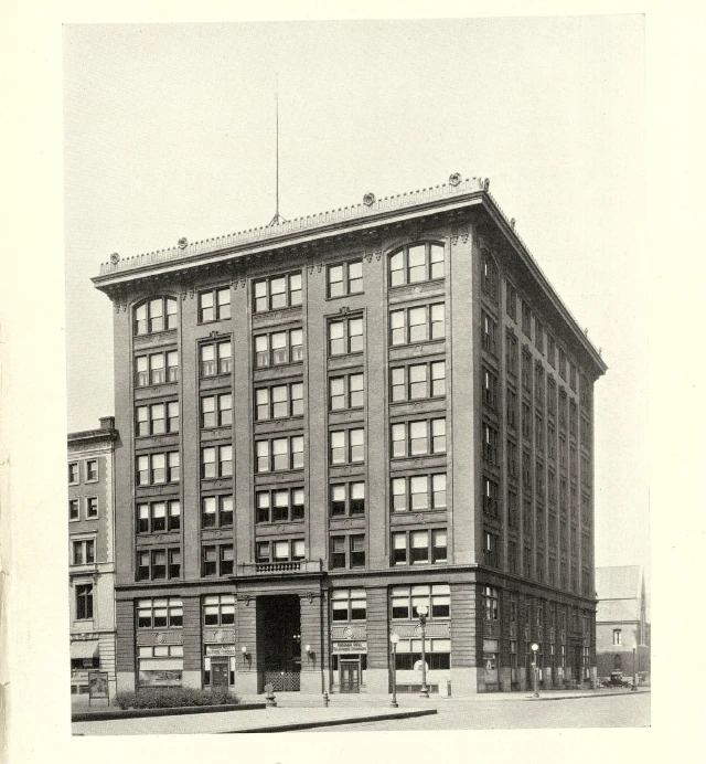 Fachada da sede da Indiana Bell Telephone Company