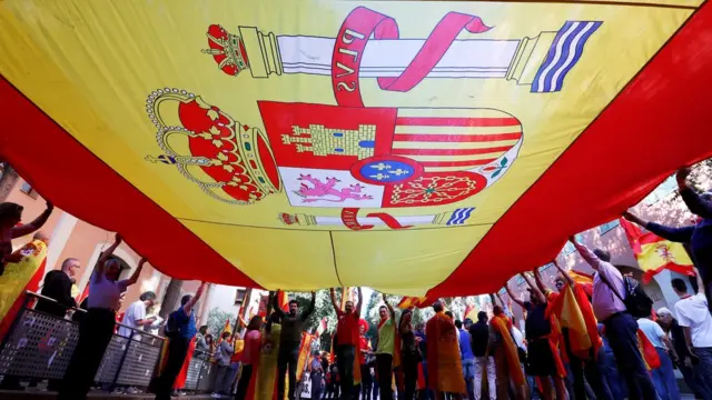 митинг в барселоне