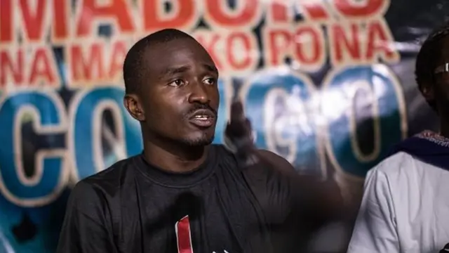 Fred Bauma, un des leaders du mouvement Lucha