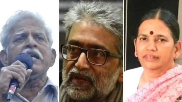 వరవరరావు, గౌతమ్ నవ్‌లాఖా, సుధా భరద్వాజ్