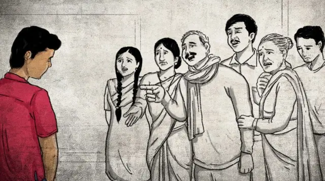 পরিবারের কাছে আসামী