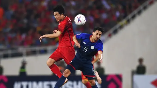 Xuân Trường ở trận bán kết AFF Suzuki Cup 2018