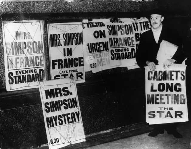 Газеты о Уоллис Симпсон