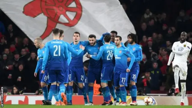 Arsenal yinjiye mu gice ca kane ikuyemwo Ostersunds FK yo muri Suede