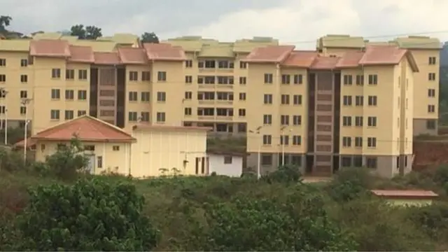 Moja ya eneo ambalo mjini Yaounde ambalo wachezaji watapatiwa nyumba zao