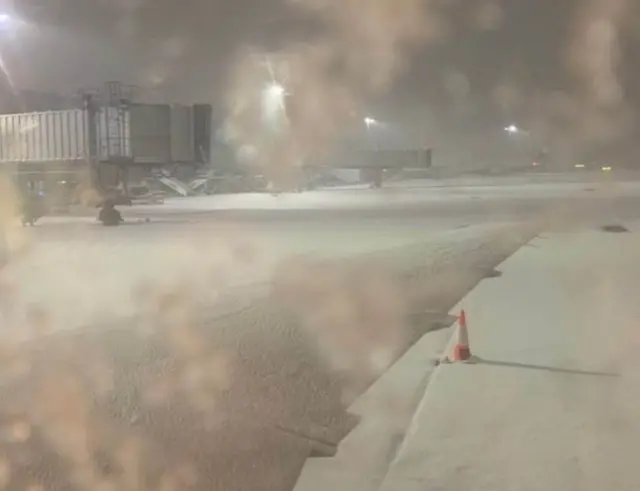 The view from James Love's plane