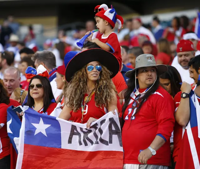 Aficionados chilenos