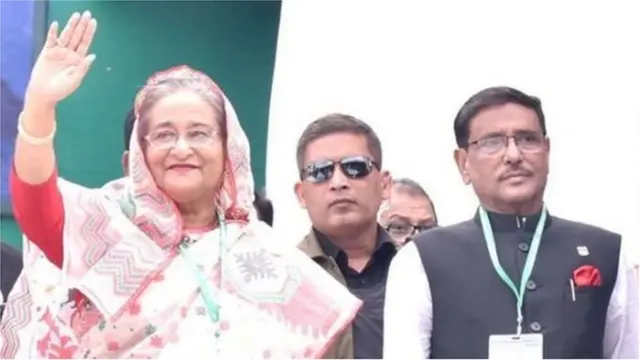 শেখ হাসিনার সাথে ওবায়দুল কাদের