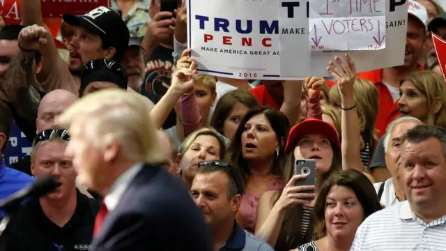 Trump obtuvo la mayoría del voto blanco en todo el país.