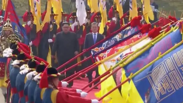 رئيسا الكوريتين