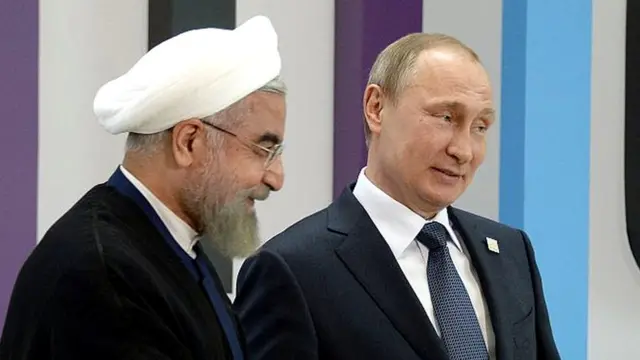 پوتین او حسن روحاني