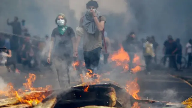 Protestos no Chile