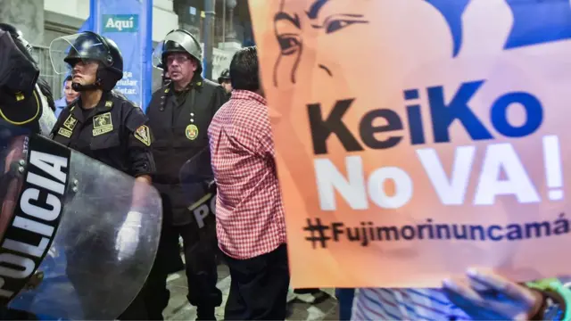 Marcha contra Keiko Fujimori