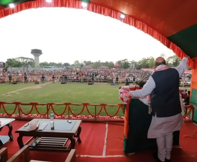 అమిత్ షా బెంగాల్ ర్యాలీ