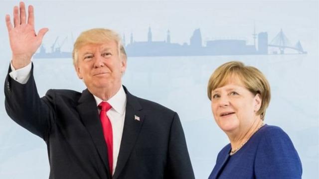 Angela Merkel says she is concerned about President Trump's decision to impose new tariffs