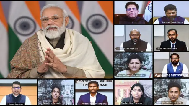 ஸ்டார்ட் அப் நிறுவன தலைவர்களோடு பிரதமர் மோதி