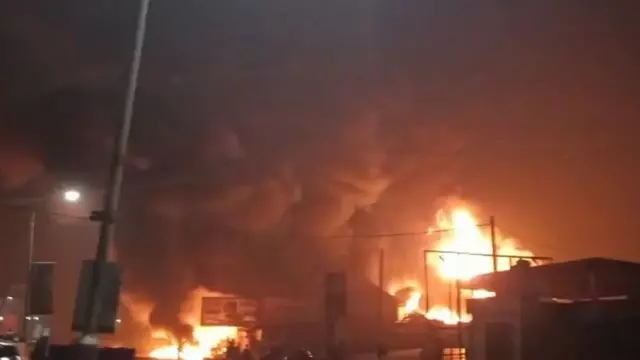 Ọkụ gbara ọdọ mmanụ ụgbọala karịrị otu