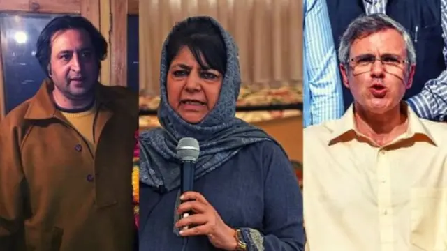 فاروق عبداللہ، مفتی محبوبہ اور سجاد لون