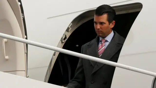 Donald Trump Jr., hijo de Donald Trump.