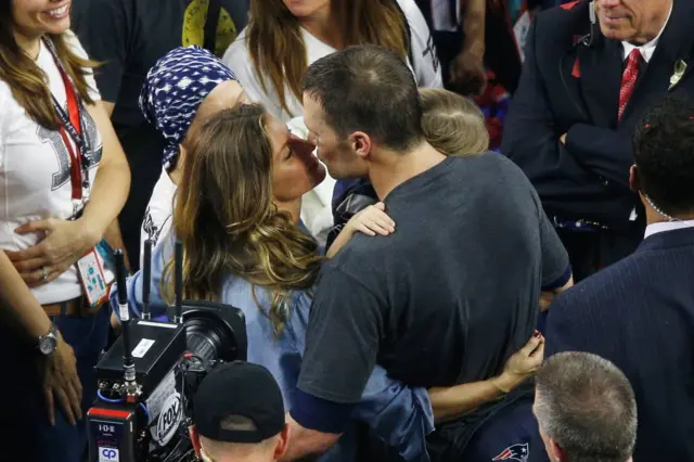 Tom Brady y Gisele Bundchen.