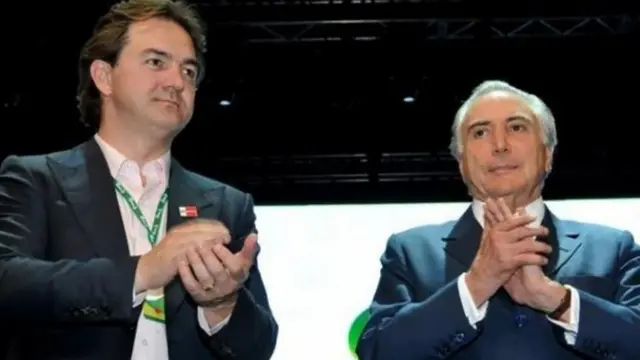 Joesley Batista e Michel Temer