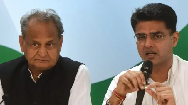 अशोक गहलोत, सचिन पायलट