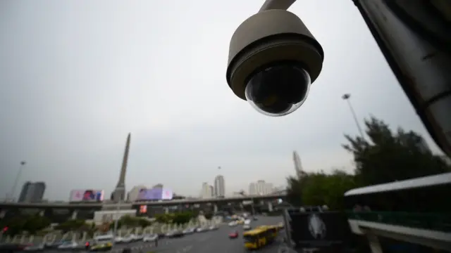 ภาพกล้องวงจรปิดบริเวณอนุสาวรีย์ชัยสมรภูมิ